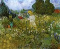 Mademoiselle Gachet in her garden at Auvers sur Oise Vincent van Gogh